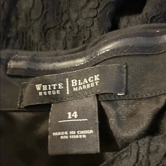 White House Black Market Strapless Little Black Dress - Picture 10 of 10